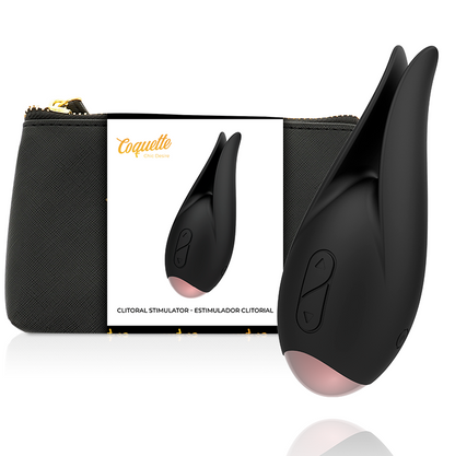 Stimolatore coquette chic desire cl toris nero / oro