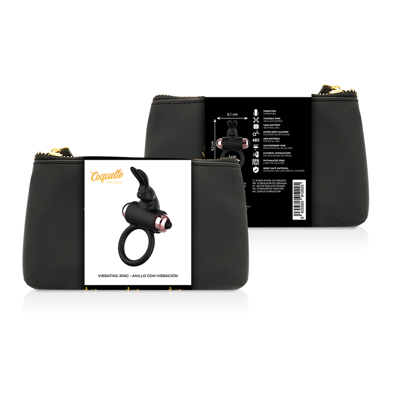 Anello Vibrante Coquette Toys Nero/Oro