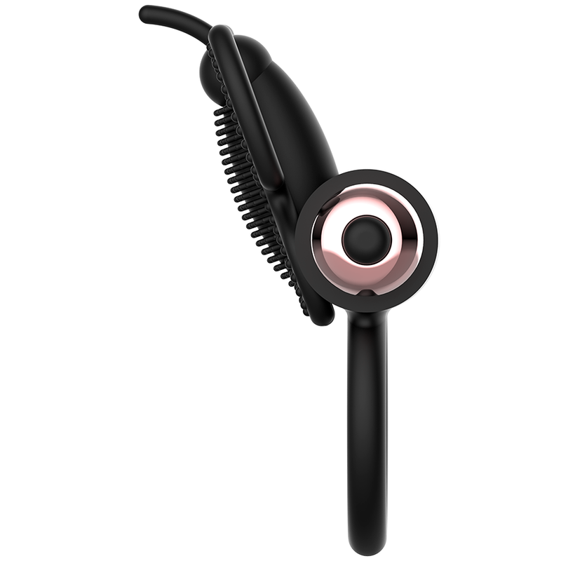 Anneau vibrant Coquette Butterfly Noir/Or