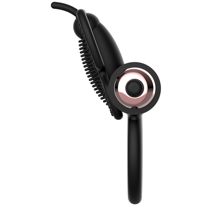 Anneau vibrant Coquette Butterfly Noir/Or