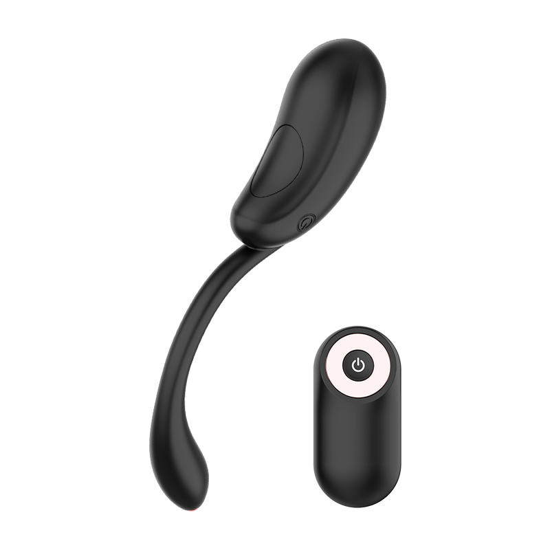 Ovetto vibrante Coquette con telecomando nero