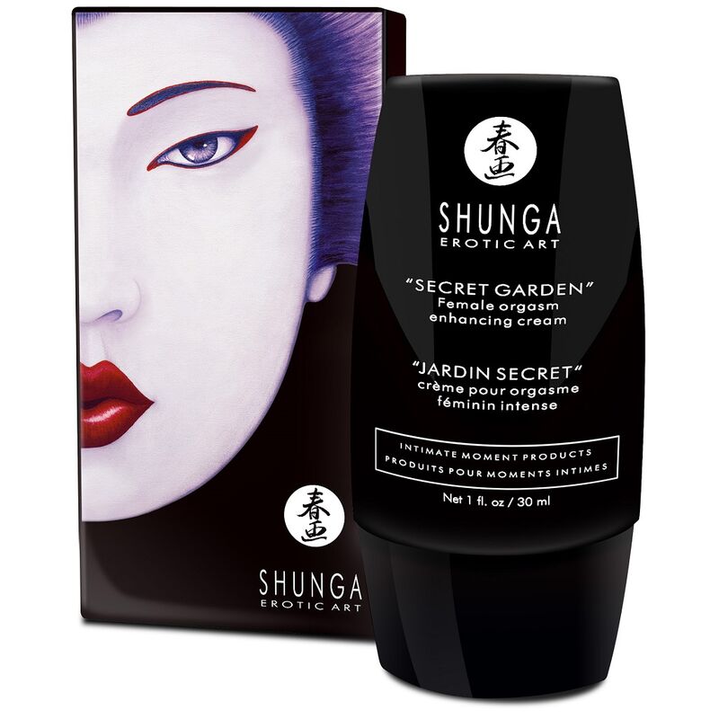 Crème Shunga orgasme féminin intense Secret Garden.