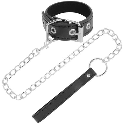 Fetish Darkness Penis Belt in Ecopelle Nera