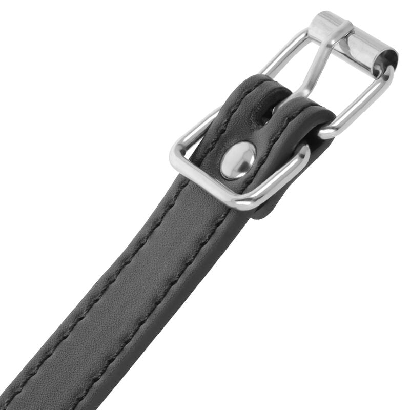 Fetish Darkness Penis Belt in Ecopelle Nera