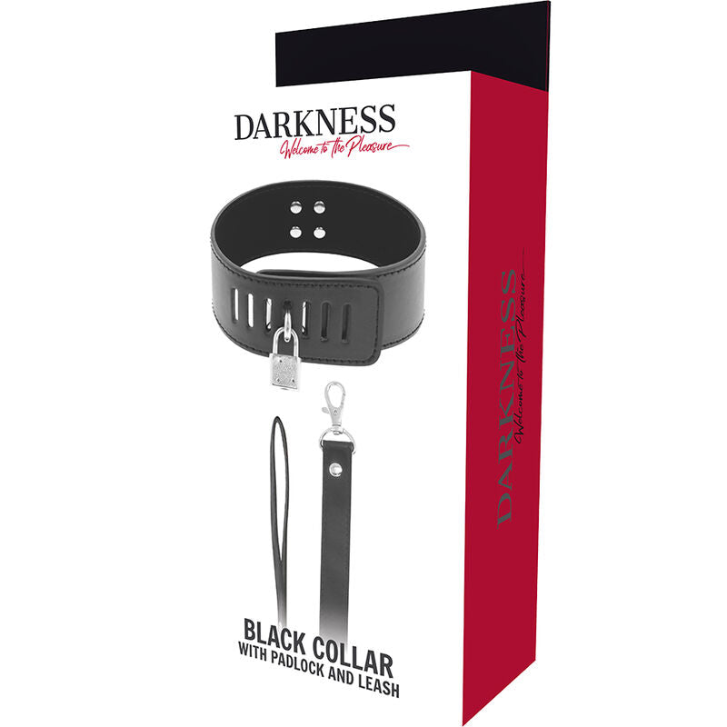 Dark ness locking posture collar - black