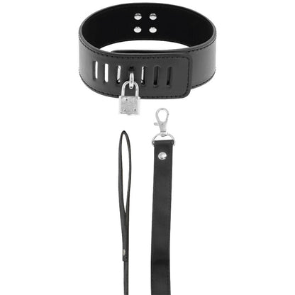 Dark ness locking posture collar - black