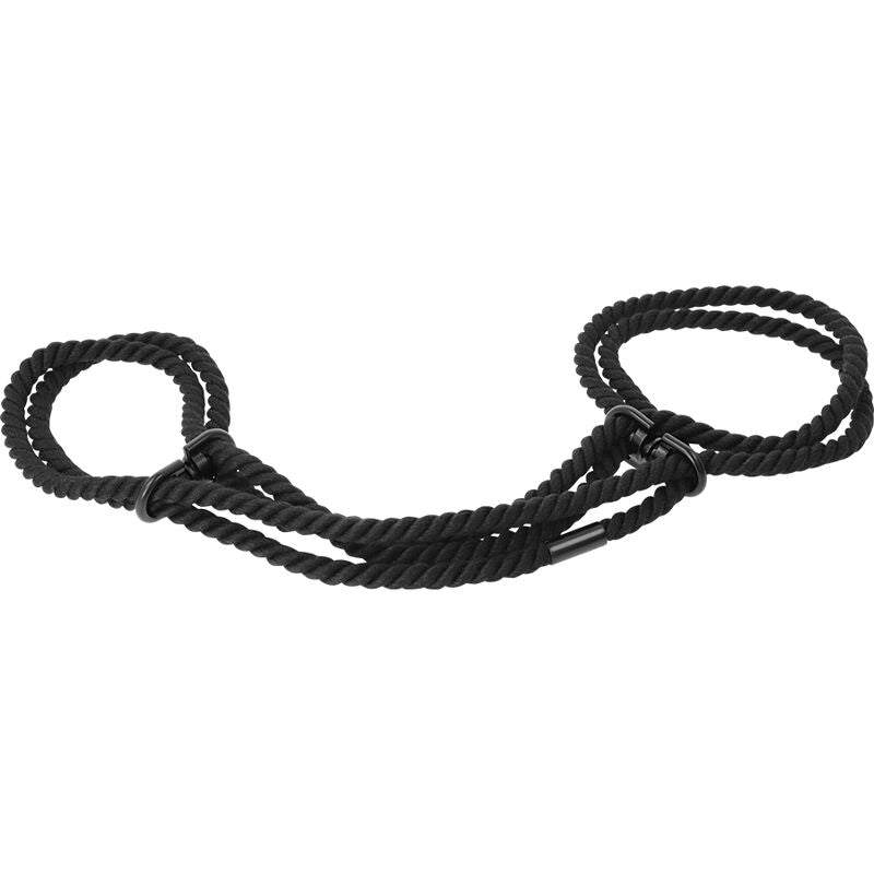 Darkness 100% cotton wrist or ankle cotton cuffs  black