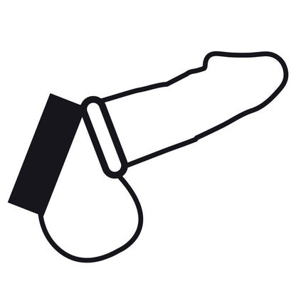 Darkness metal ring for the penis and testicles