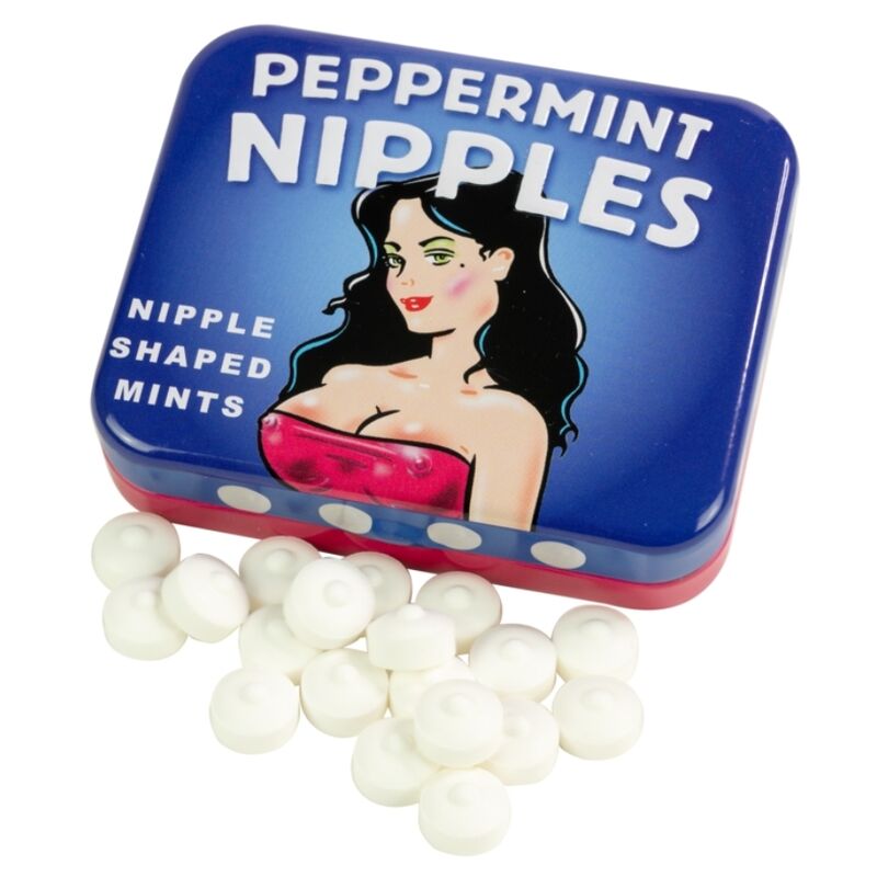 Caramelle alla menta senza zucchero forma nippli