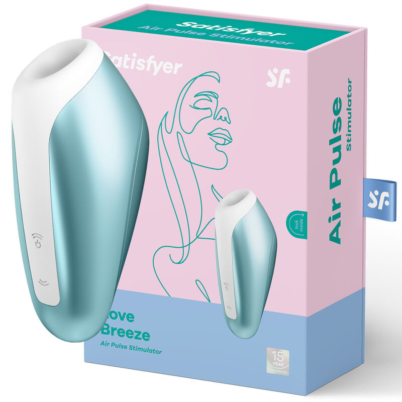 Clitoris à sucer Satisfyer Love Breeze Bleu Ciel