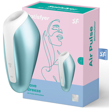 Clitoris à sucer Satisfyer Love Breeze Bleu Ciel