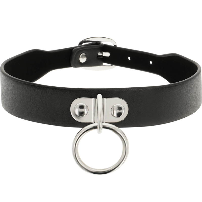 Coquette collar cuero vegano accesorio woman fetish