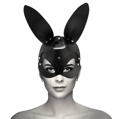 COQUETTE CHIC DESIRE - MASQUE VÉGÉTALIEN EN CUIR AVEC OREILLES DE LAPIN