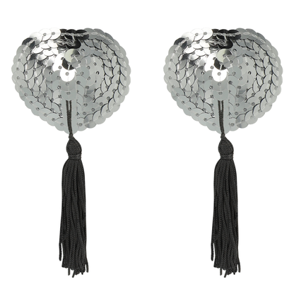 Coquette chic desire cubre pezones silver