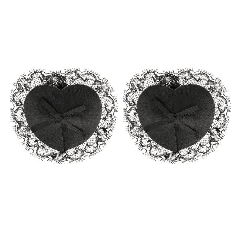Coquette chic desire cubre pezones lace negro