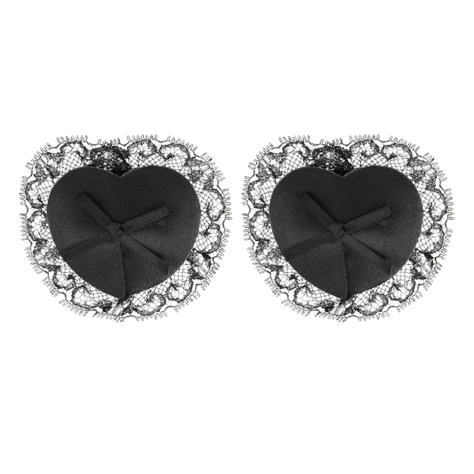 Coquette chic desire cubre pezones lace negro
