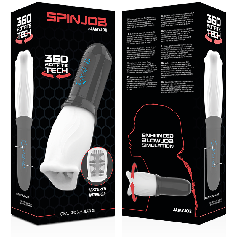 Masturbatore da uomo - Jamyjob spinjob con rotazione