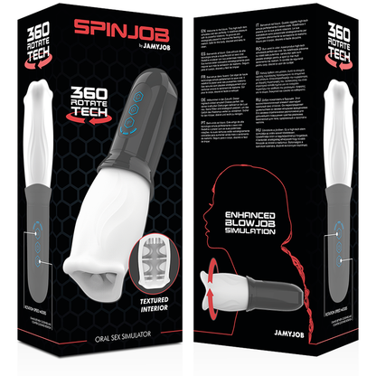 Masturbatore da uomo - Jamyjob spinjob con rotazione