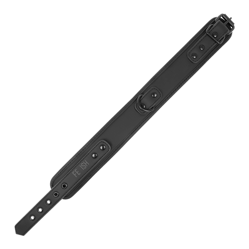 Collare Fetish submissive con catena nero