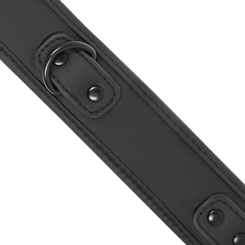 Collare Fetish submissive con catena nero