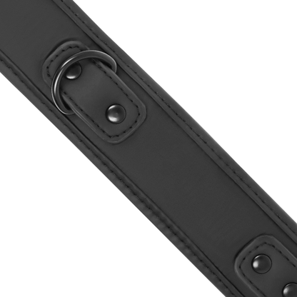 Collare Fetish submissive con catena nero