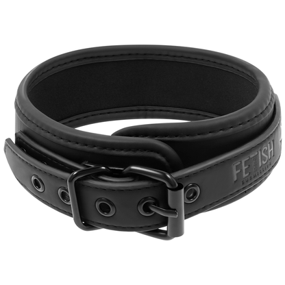 Collare Fetish submissive con catena nero