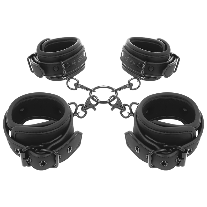 Manette e polsiere Fetish submissive set cavigliere e polsiere