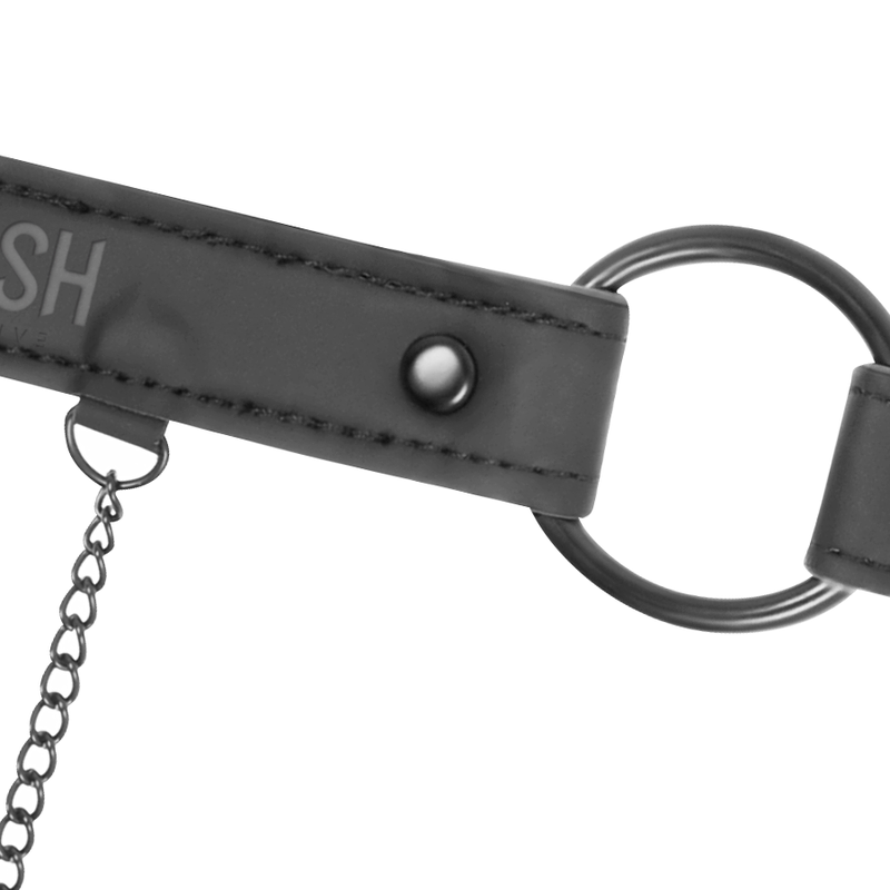 Fetish submissive anilla mordaza con pinzas para pezones