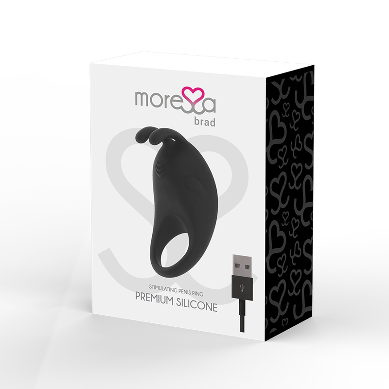 Moressa brad premium silicone ricaricabile nero