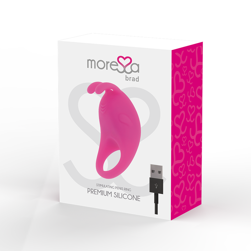 Moressa brad premium silicone ricaricabile rosa