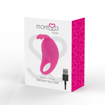 Moressa brad premium silicone ricaricabile rosa