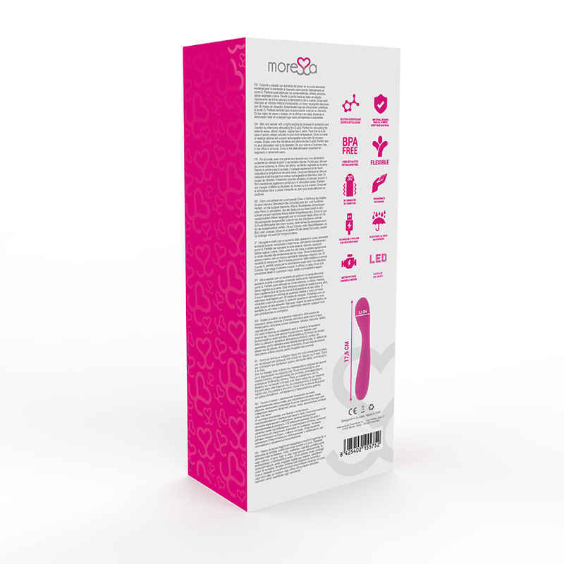 Moressa druso premium silicone ricaricabile
