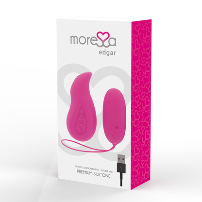 Ovetto vibrante Moressa edgar rosa con telecomando