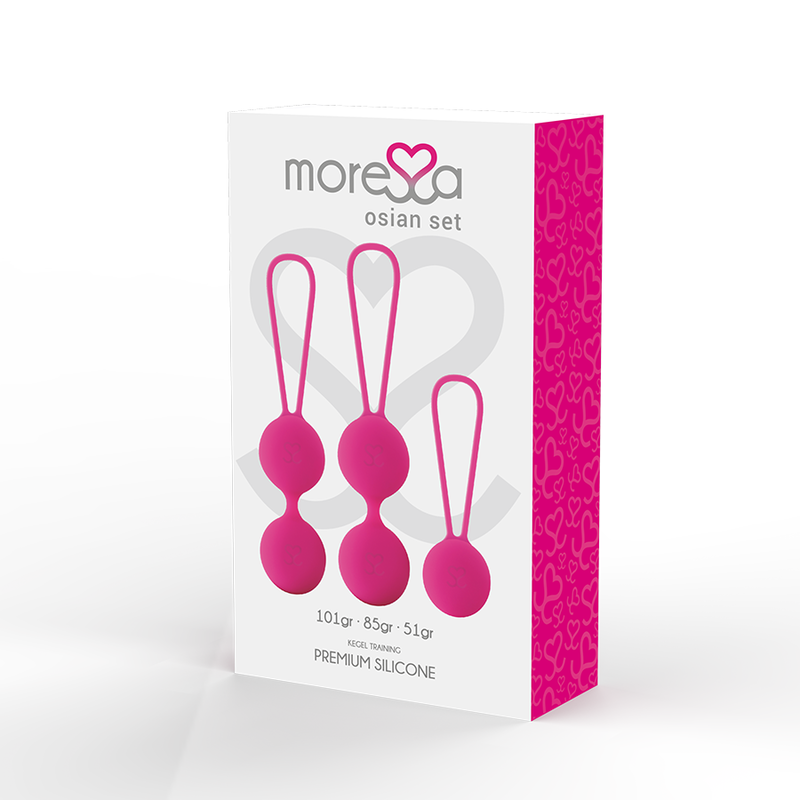 Palline vaginali Moressa Osian set rosa