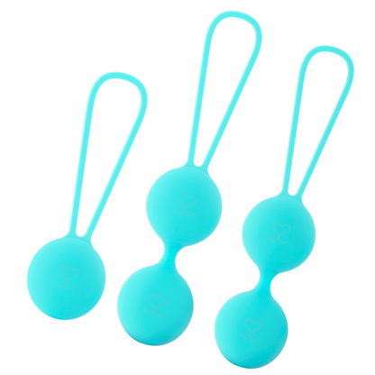Palline vaginali Moressa Osian set turchese