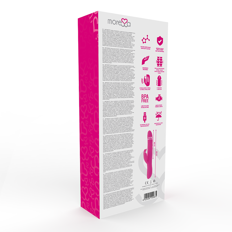 Vibratore Rabbit Moressa warren Fucsia