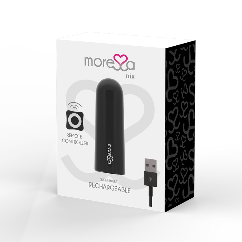 Vibratore telecomandato Moressa Nix nero