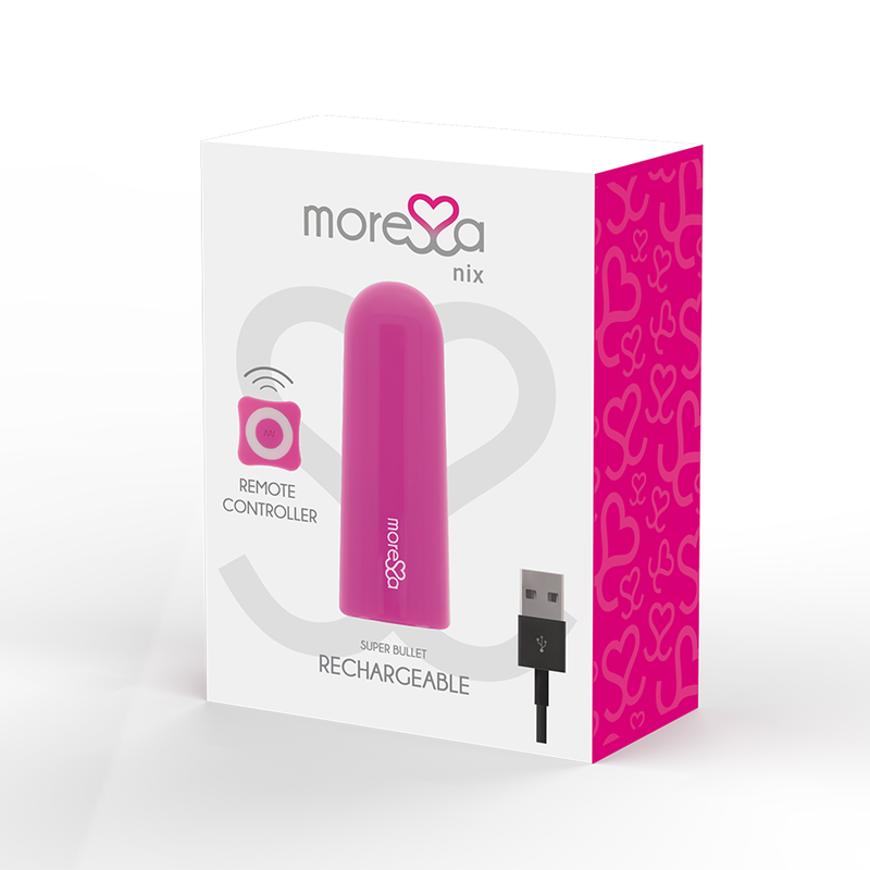 Moressa nix telecomando bullet rosa