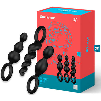 Set 3 spine anali soddisfatte nere