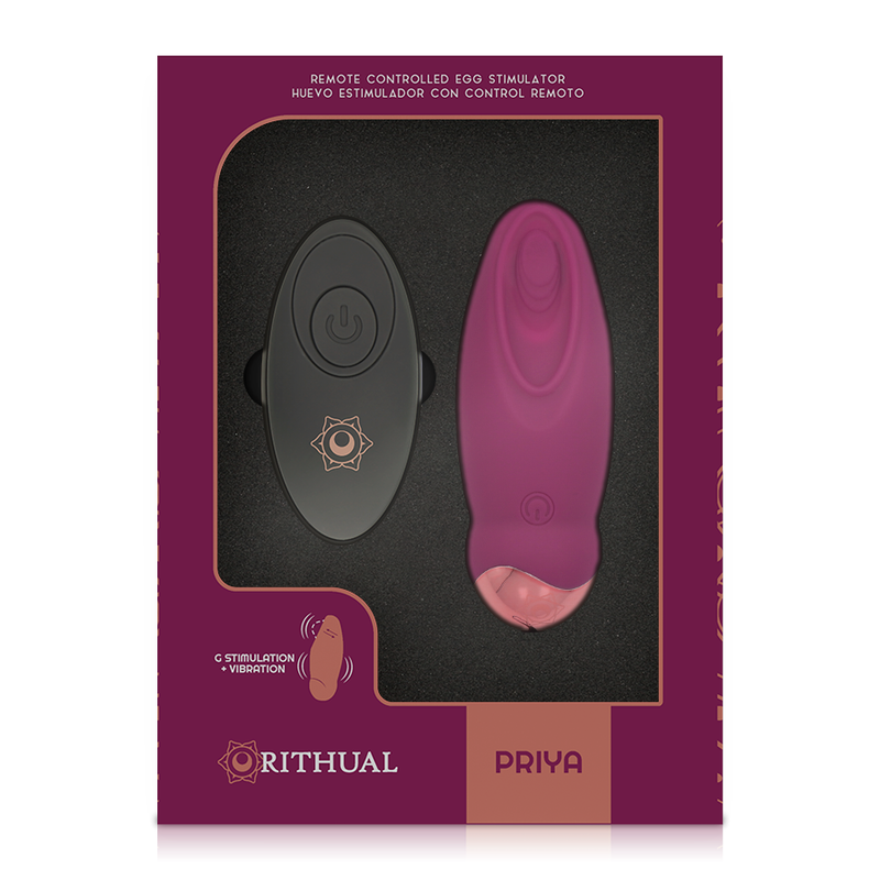 Rithual priya huevo control remoto g-spot + vibraciÓn