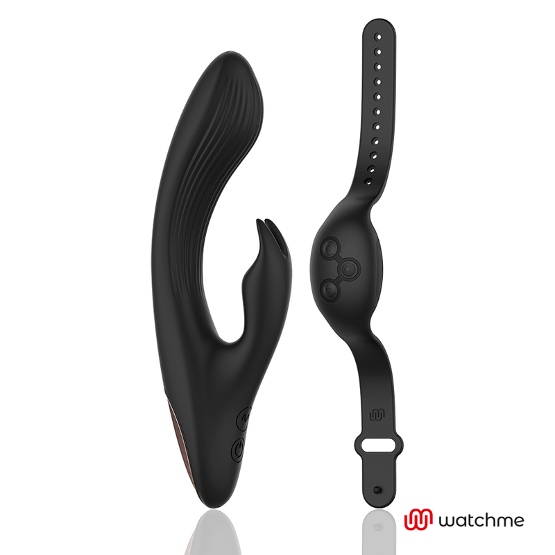 Vibratore telecomandato Anne's desire rabbit control remoto nero con orologio