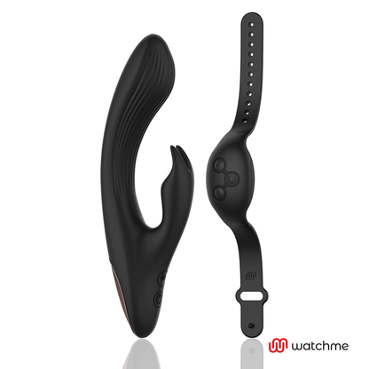 Vibratore telecomandato Anne's desire rabbit control remoto nero con orologio