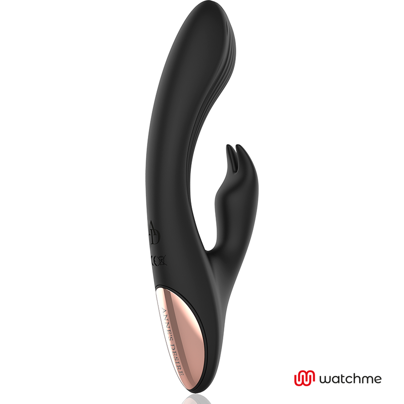 Vibratore telecomandato Anne's desire rabbit control remoto nero con orologio