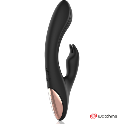 Vibratore telecomandato Anne's desire rabbit con orologio negro / oro