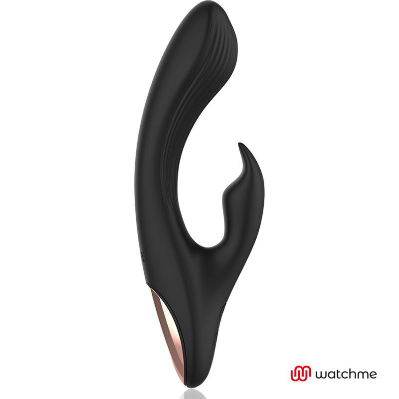 Vibratore telecomandato Anne's desire rabbit con orologio negro / oro