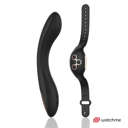 Vibratore telecomandato Anne's desire curve con orologio negro / oro