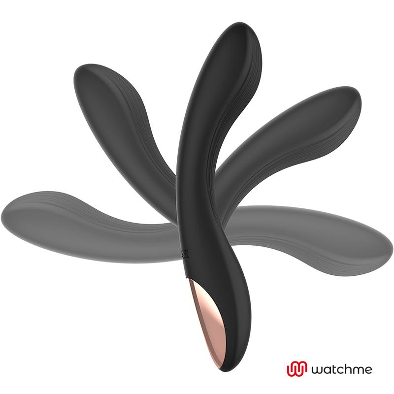 Vibratore telecomandato Anne's desire curve con orologio negro / oro