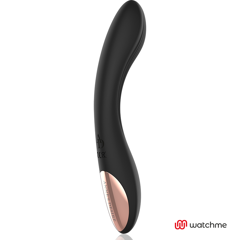 Vibratore telecomandato Anne's desire curve con orologio negro / oro