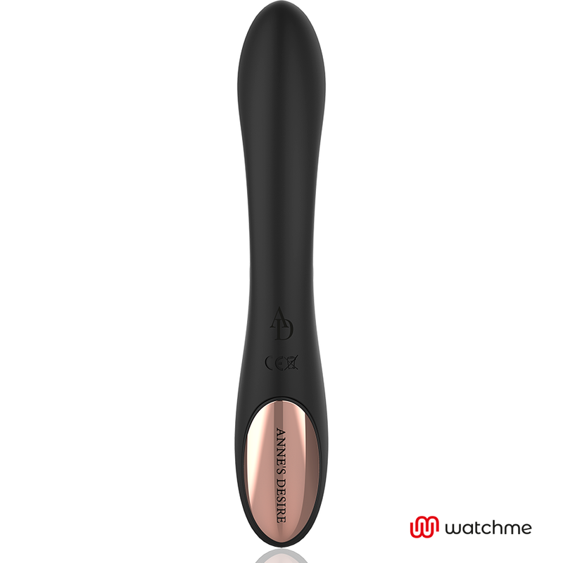 Vibratore telecomandato Anne's desire curve con orologio negro / oro
