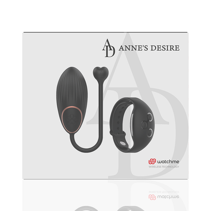 Anne's desire huevo control remoto tecnología watchme negro